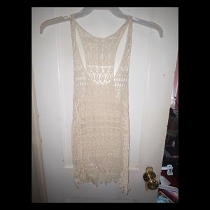 Lace tank top